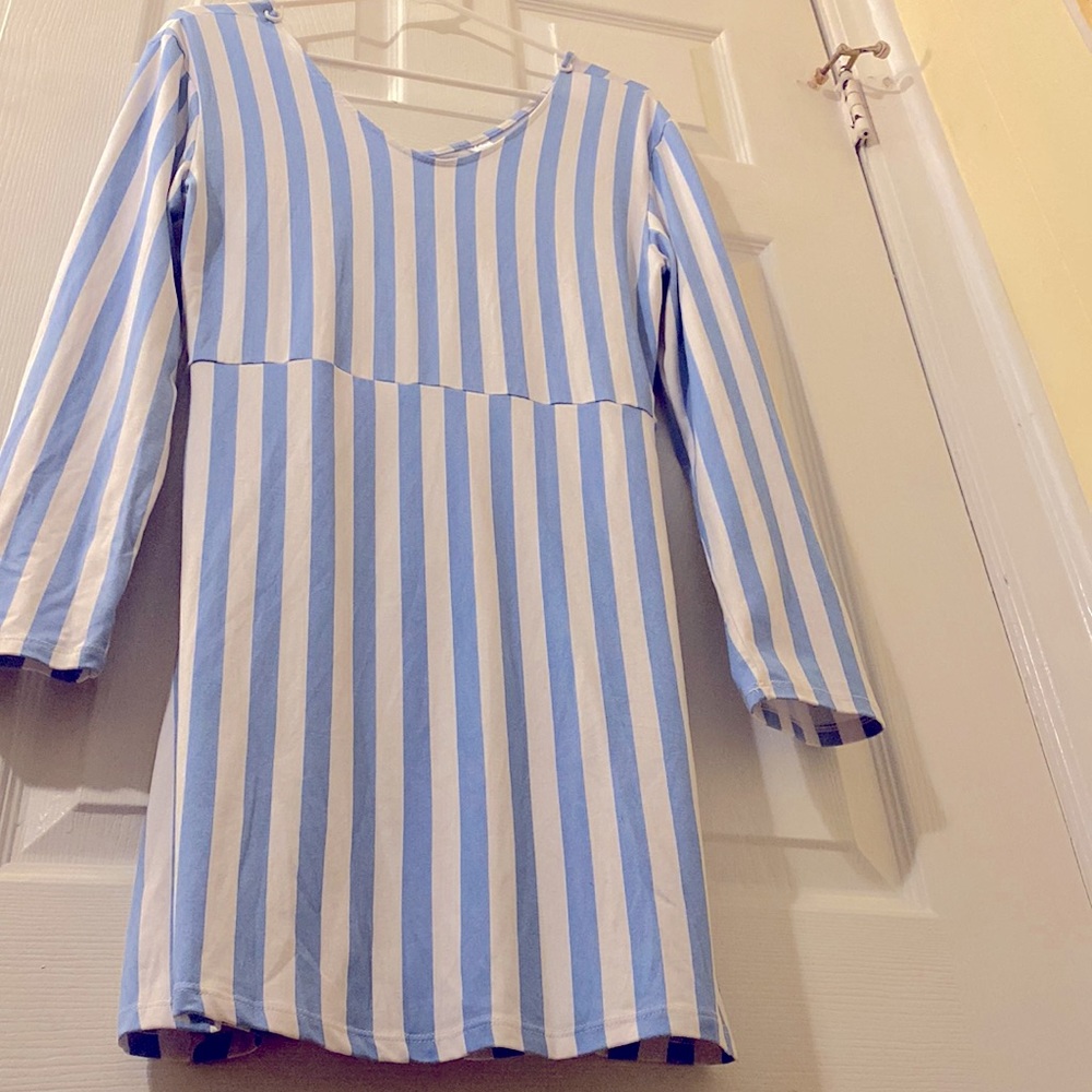 Size L | Long-Sleeved | Back Cut-Out | Mini Dress